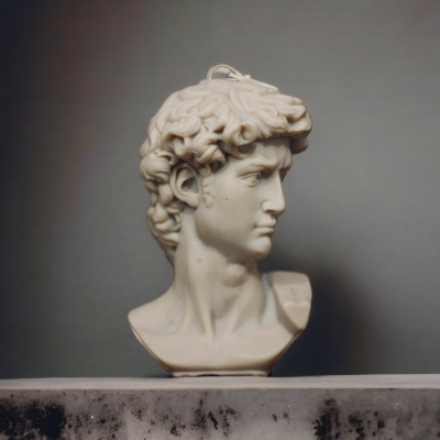 David/Michelangelo's David Candle