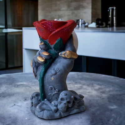 Rose Hand Candle Ghost Claw Magic Hand