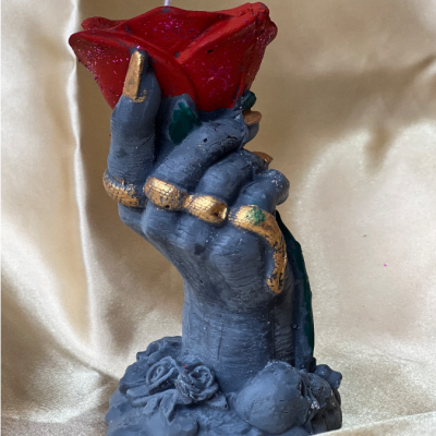 Rose Hand Candle Ghost Claw Magic Hand