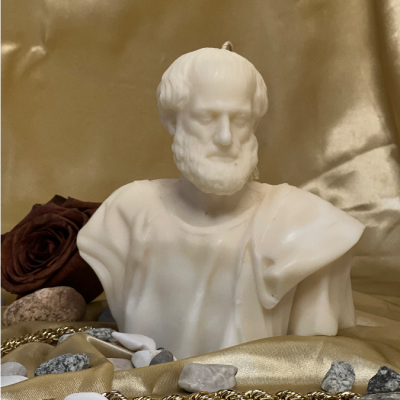 Aristotle – Sculptural Philosopher Candle