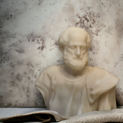 Aristotle – Sculptural Philosopher Candle