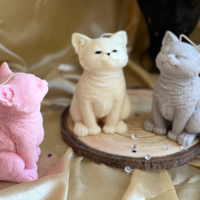 Cat Candle