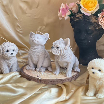 Puppy – Sculptural Dog Candle