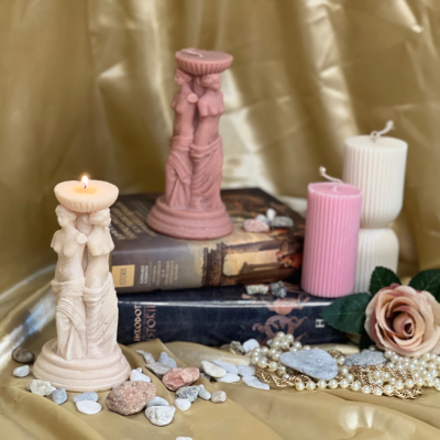 Caryatid – Sculptural Column Candle