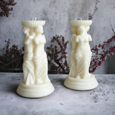 Caryatid – Sculptural Column Candle