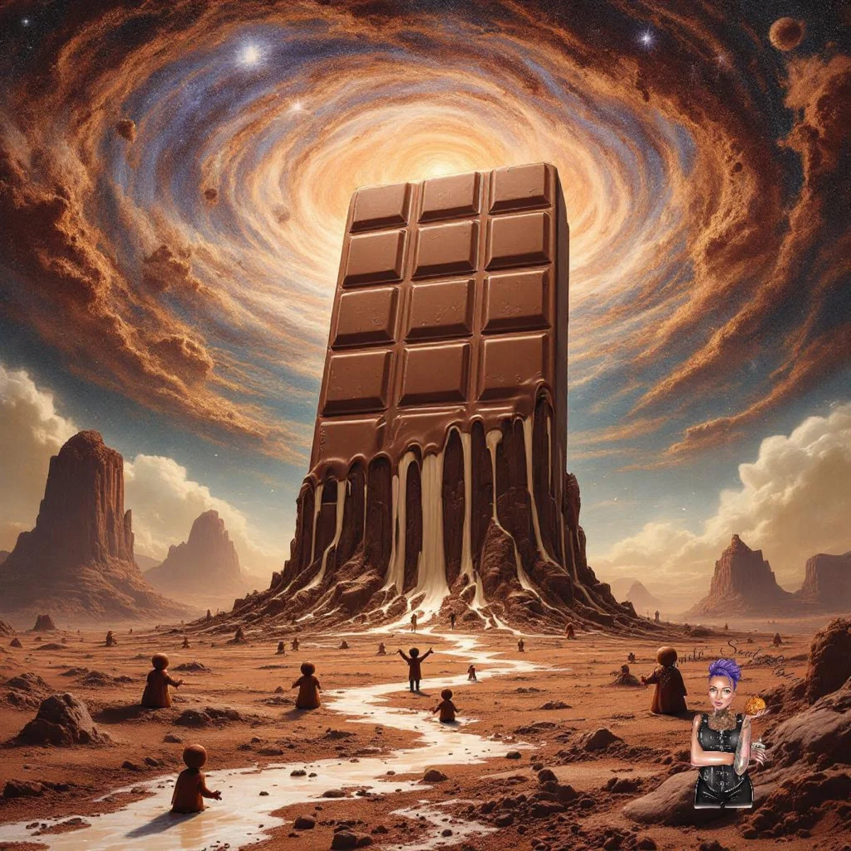 Chocolate luxury car diffuser with wooden cap hanging in a vehicle