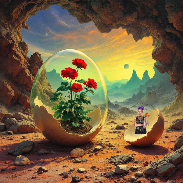 Geranium luxury car diffuser with wooden cap hanging in a vehicle