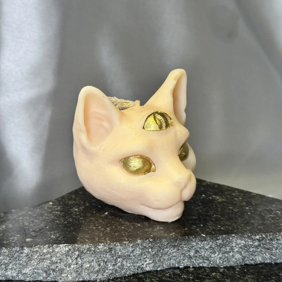 cat candle UK handmade soy wax Bastet cat goddess candle